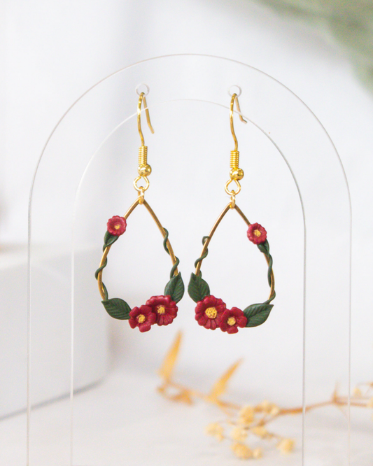 Cherry Ivy Droplet Earrings