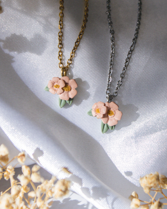 Blush Flower Necklace