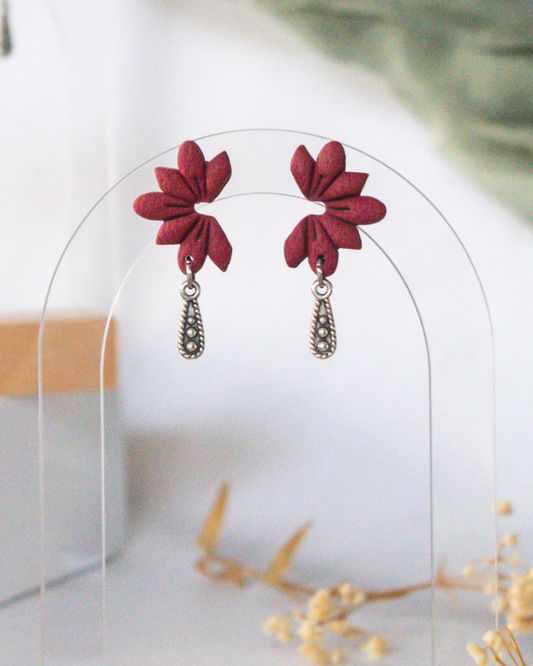 Cherry Bloom Stud Earrings