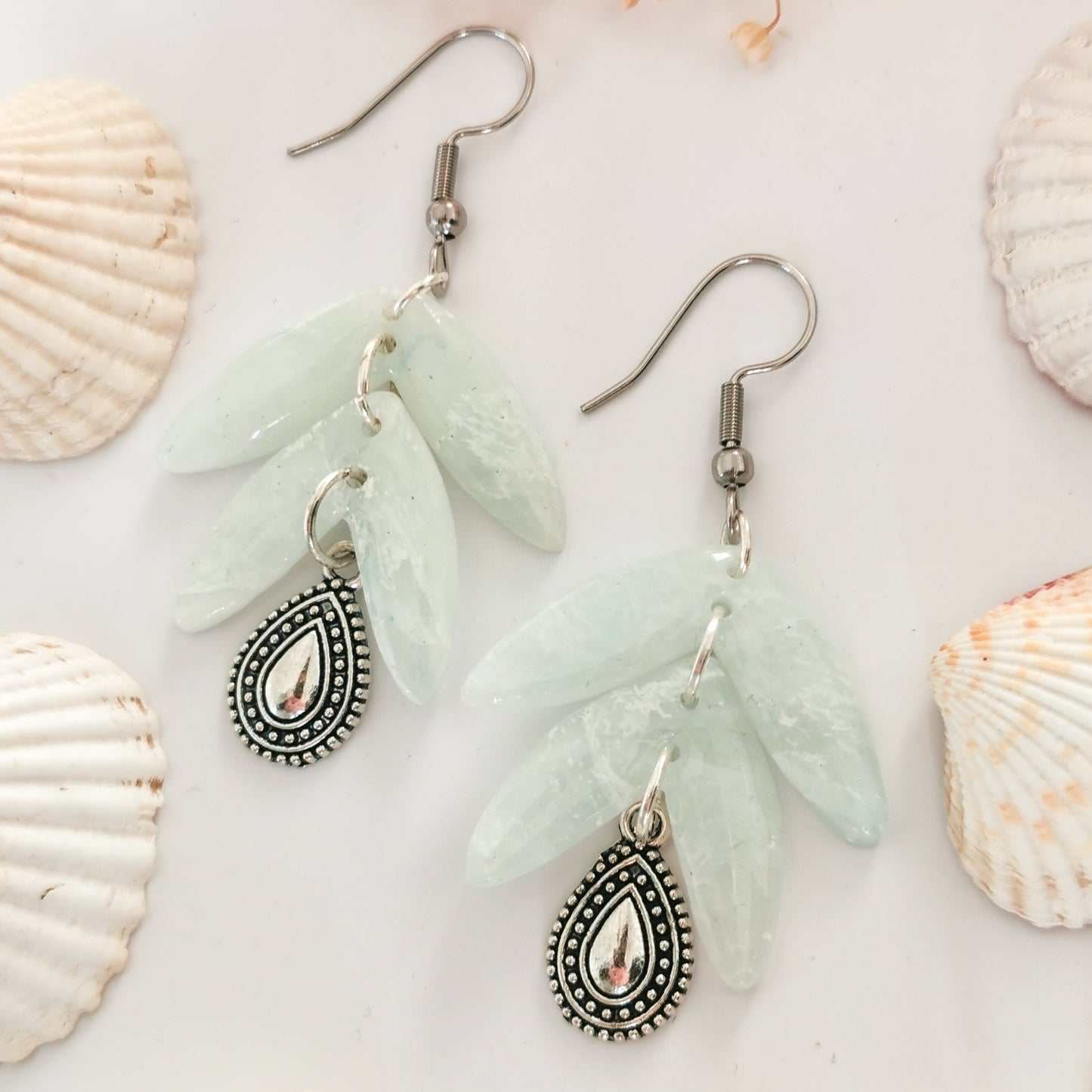 Boho Petal Earrings | Handmade Polymer Clay Earrings NZ
