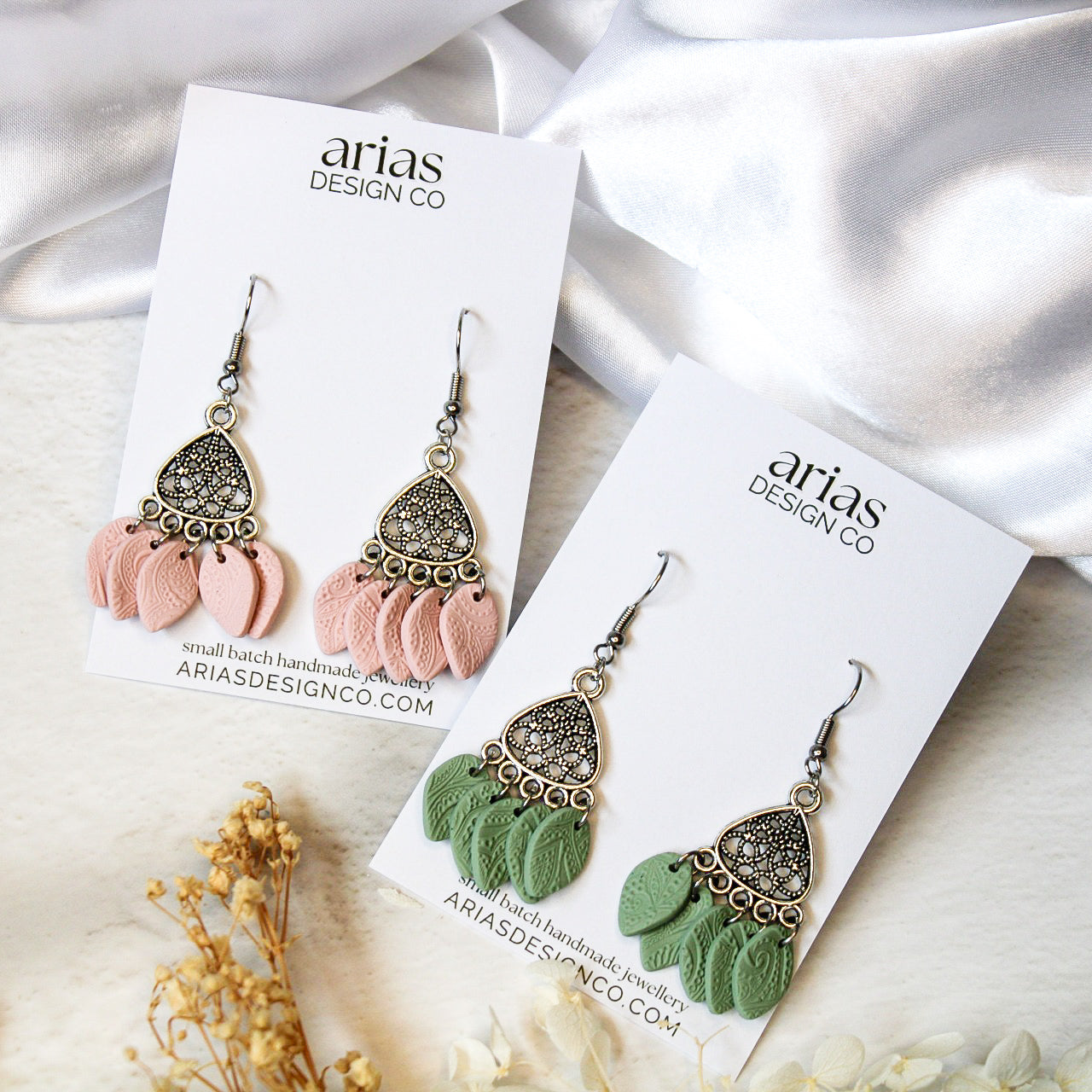 Boho Chandelier Earrings Handmade Jewellery NZ – Arias Design Co