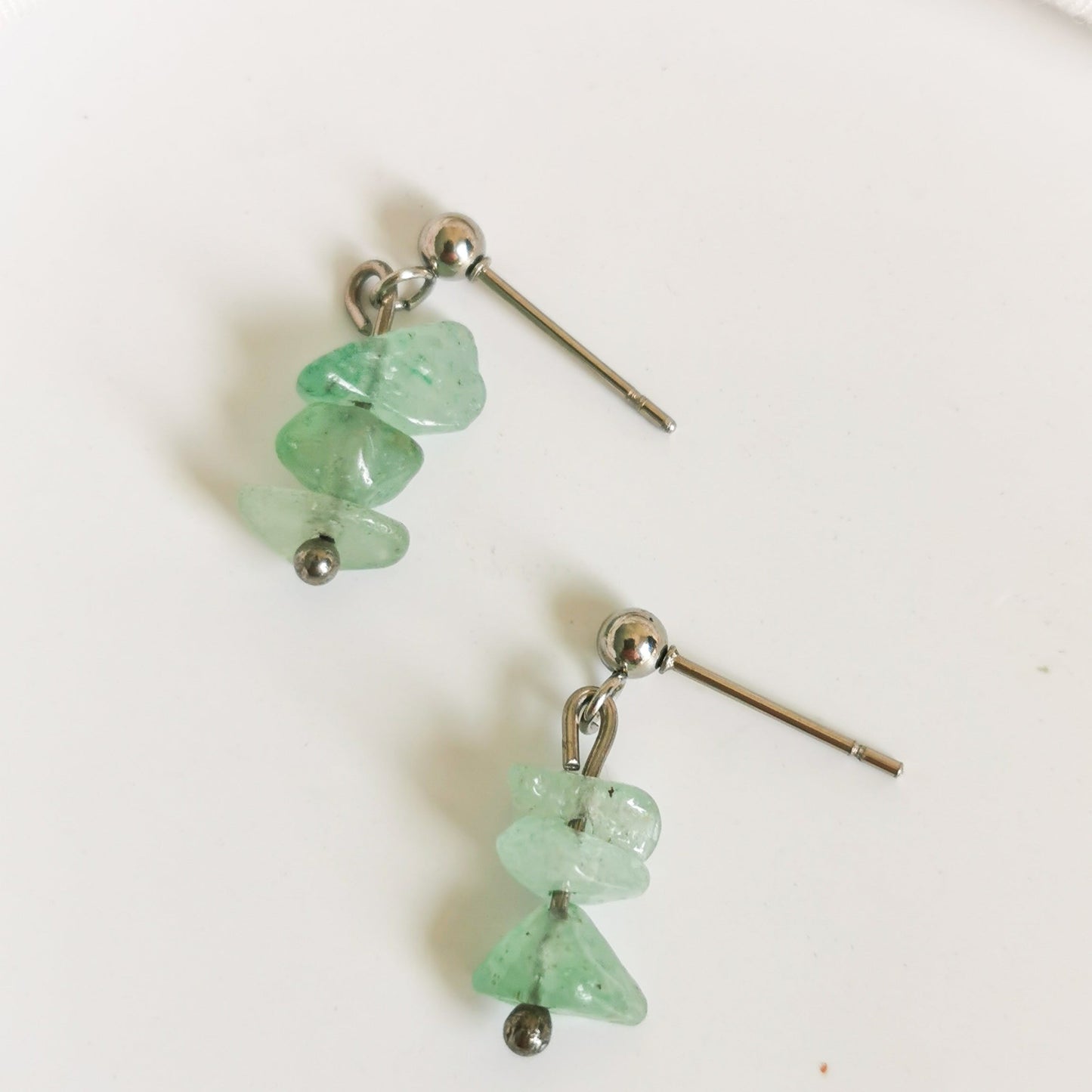 Aventurine Crystal Earrings | Green crystal earrings NZ