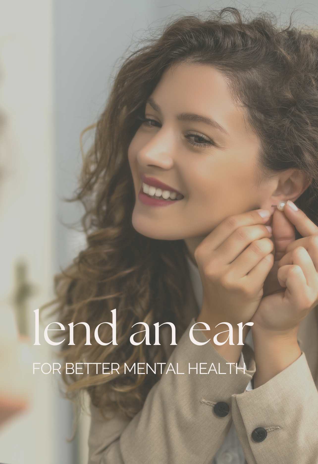 Lending an ear for better mental health with Arias Design Co handmade jewellery. New Zealand made polymer clay earrings and jewellery.