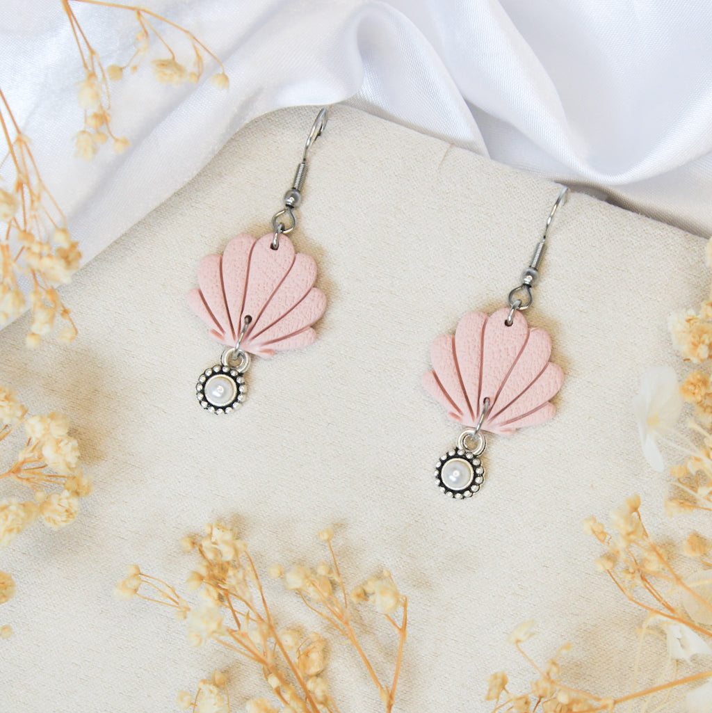 Seashell & Charm Earrings