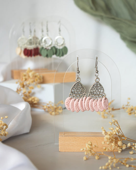 Blush Chandelier Earrings