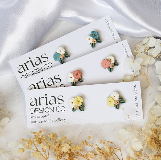 Mini Bouquet Stud Earrings