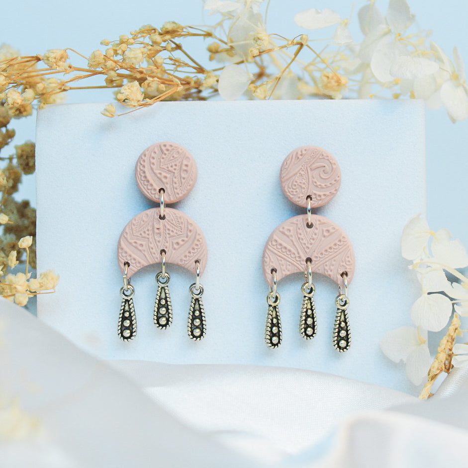 Rustic Textured Earrings