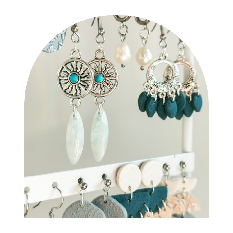 Handmade Polymer Clay Earrings NZ | Arias Design Co - Ocean Inspired Earrings