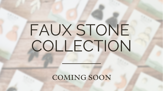 Faux Stone Polymer Clay Earrings | Handmade Crystal Inspired Jewellery, Made in New Zealand