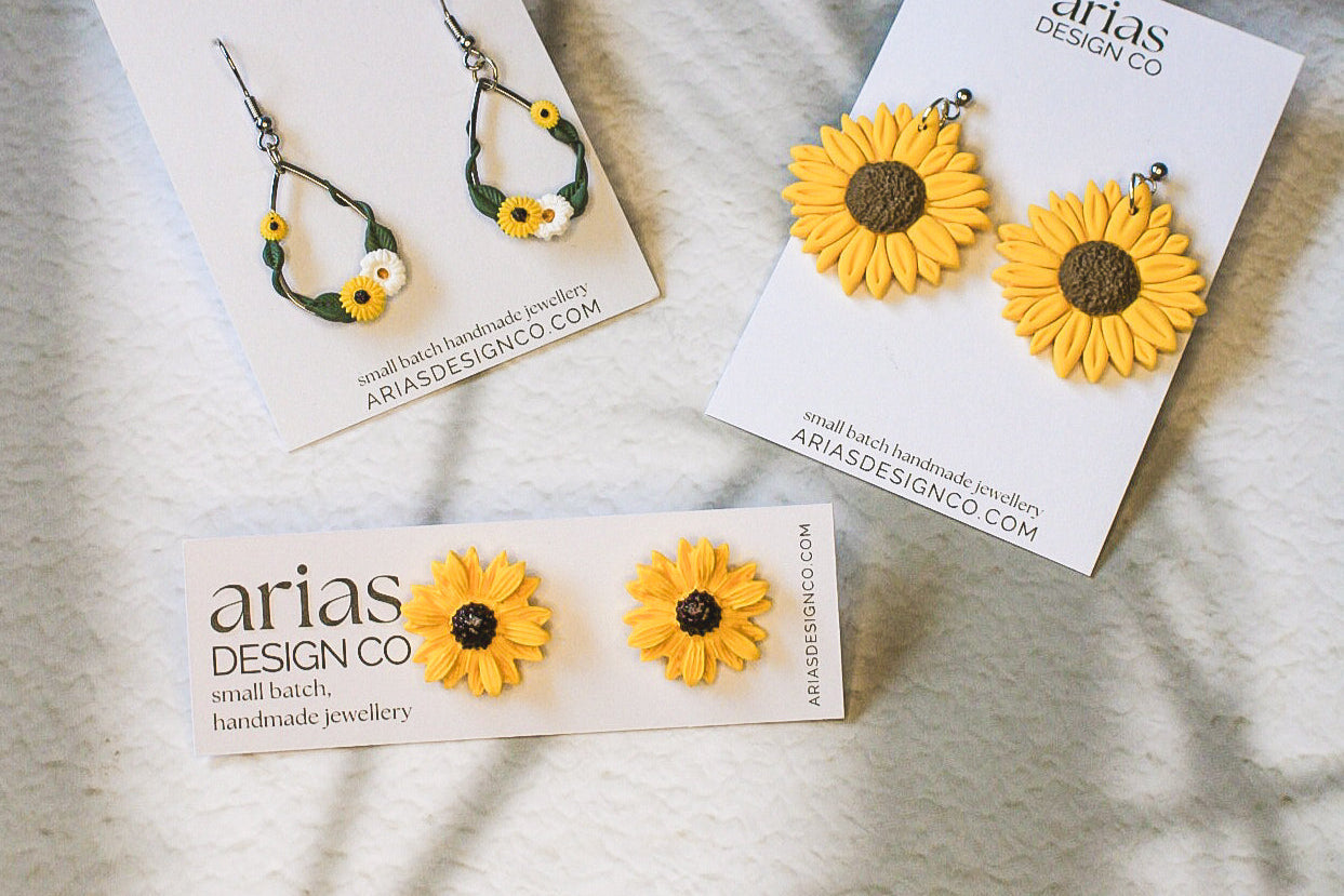 Sunflower Earrings