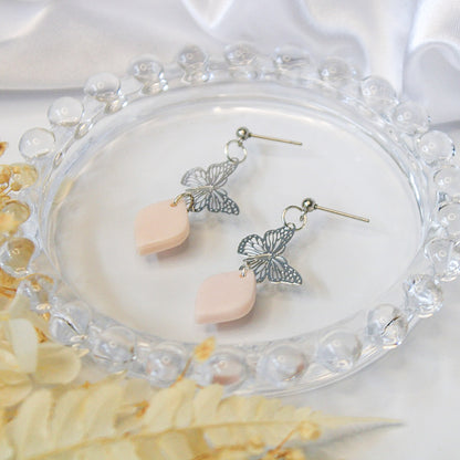 Pink Butterfly Earrings | Handmade Butterfly Jewellery NZ