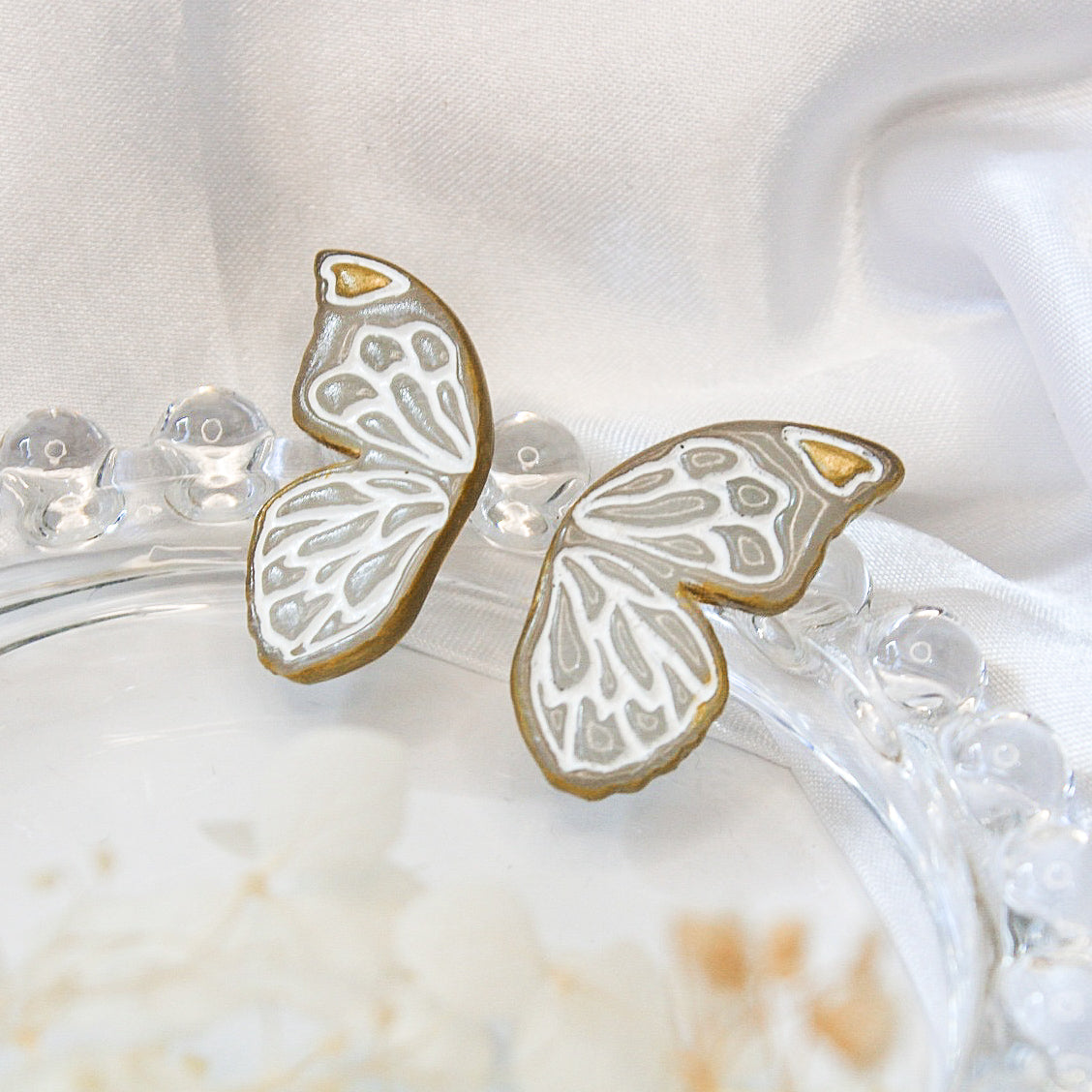 Butterfly wing stud earrings – nature-inspired fashion NZ