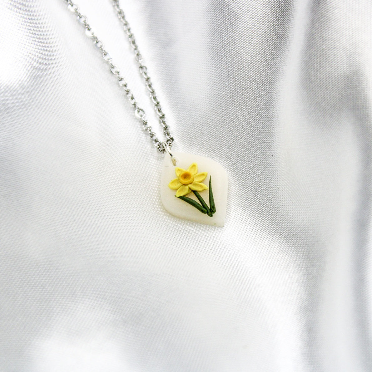 March Birth Flower Necklace