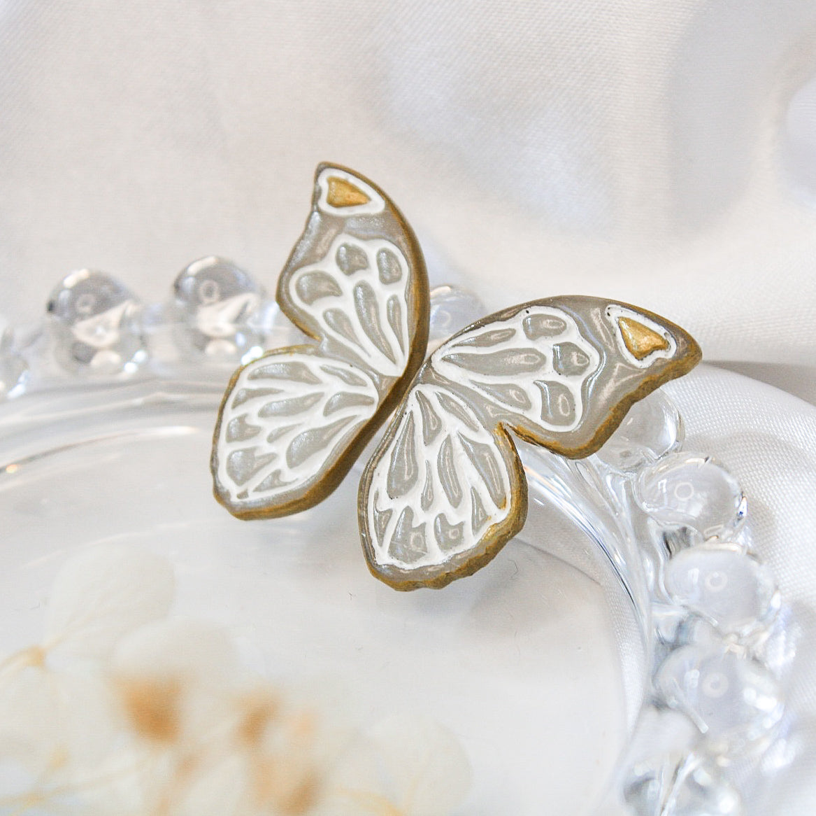 Handpainted Butterfly Design Earrings | NZ Handmade Jewellery