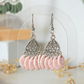 Blush Boho Chandelier Earrings
