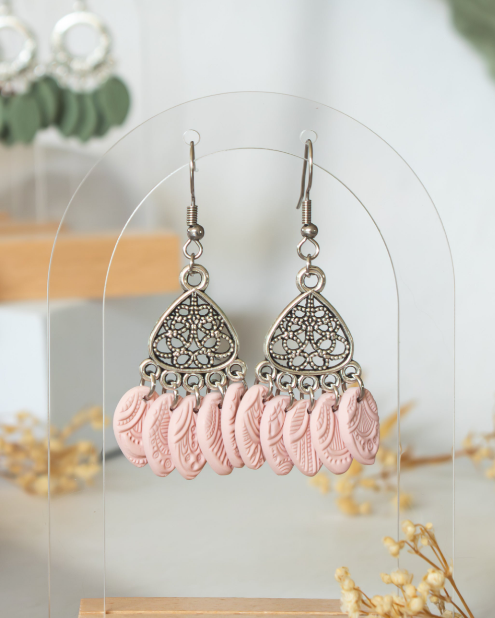 Blush Chandelier Earrings