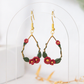 Cherry Ivy Droplet Earrings
