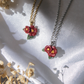 Cherry Flower Necklace
