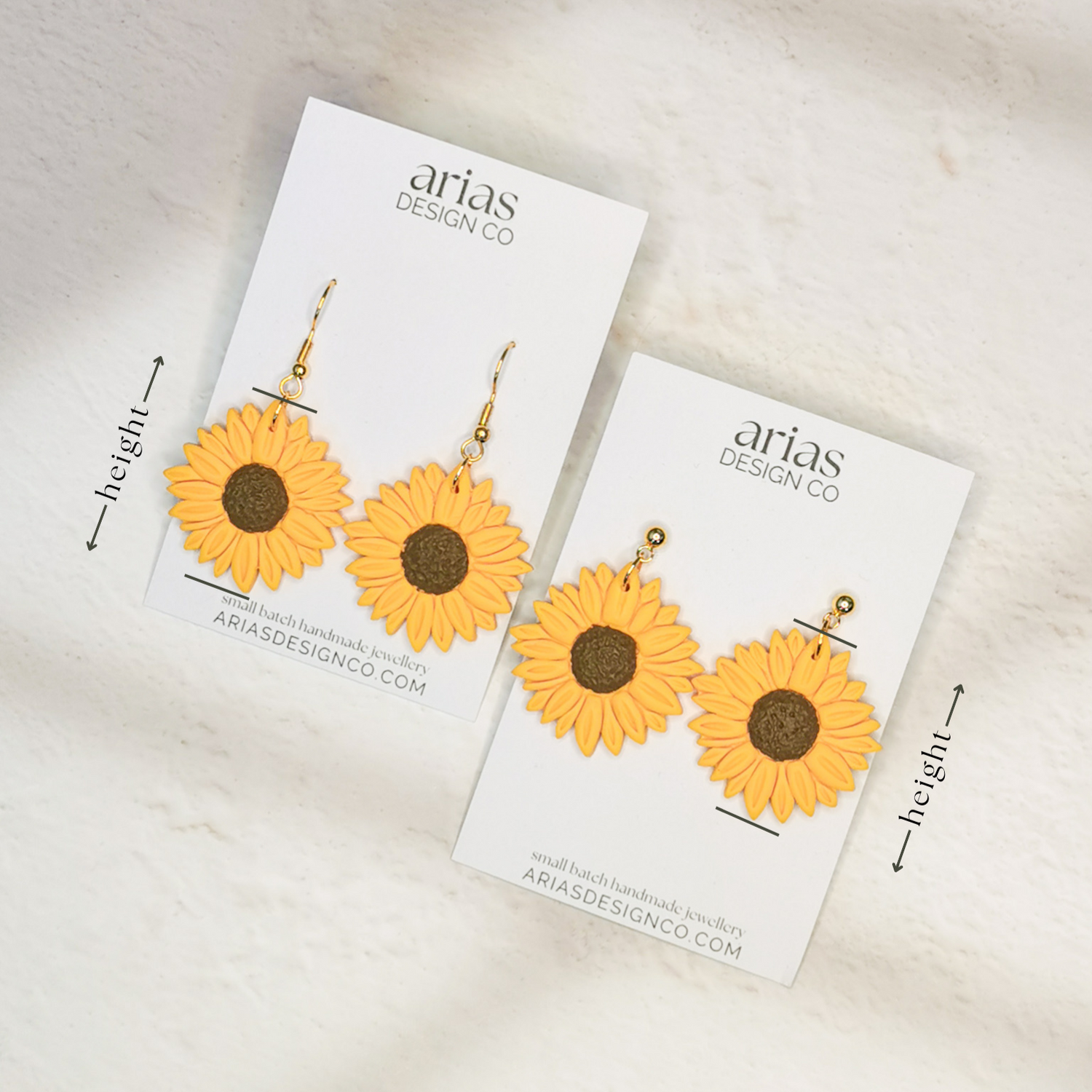 Standard Polymer Clay Earring Height