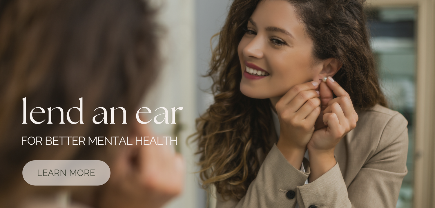 Lending an ear for better mental health | Arias Design Co handmade jewellery NZ