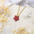 Maple leaf necklace | Polymer clay necklaces NZ