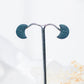 Mini Moon Stud Earrings