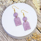 Handmade Butterfly Earrings In Lavender | Arias Design Co Polymer Clay Earrings