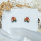 Rustic Mini Bouquet Earrings