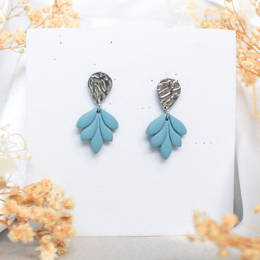 Hammered Bloom Earrings