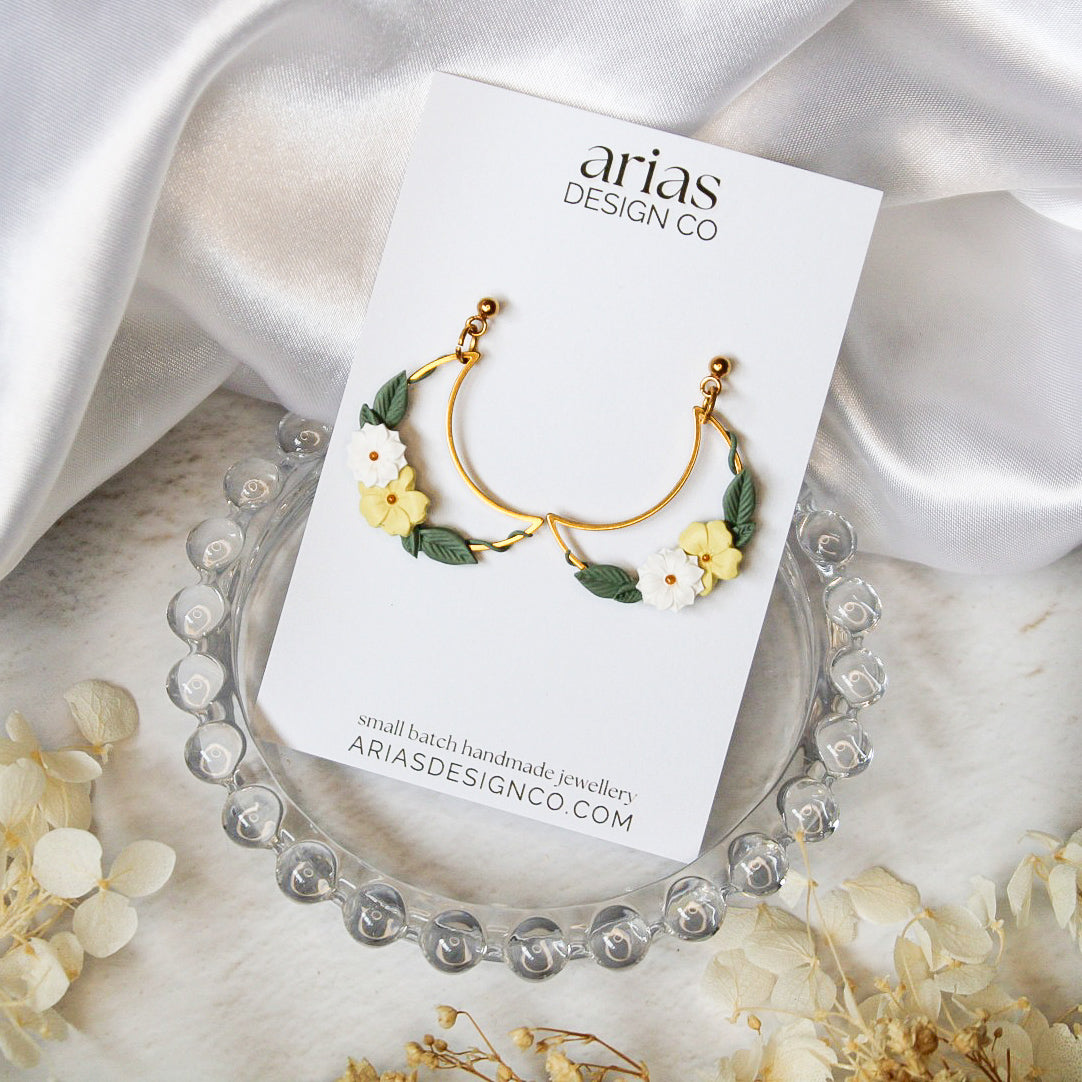 Ivy Crescent Earrings - SS25