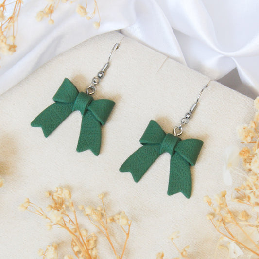 Forest Bow Statement Earrings