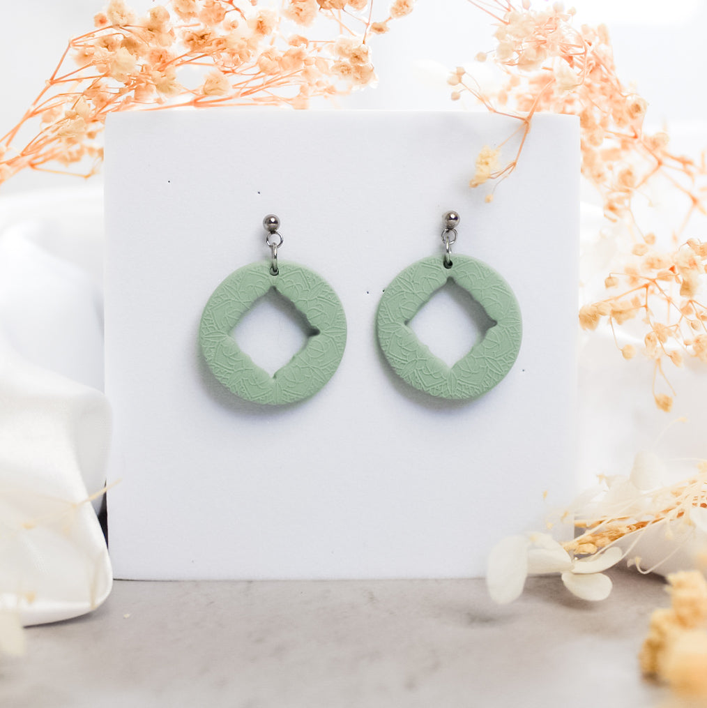 Mandala Window Earrings