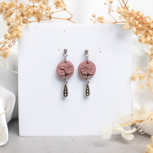 Mini Floral Dangle Earrings