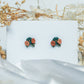Rustic Mini Bouquet Earrings