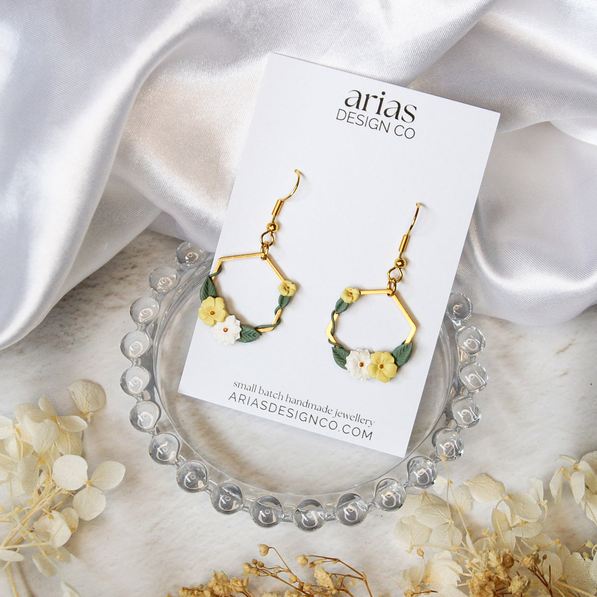 Ivy Hexagon Earrings SS25