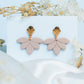 Rustic Lotus Earrings