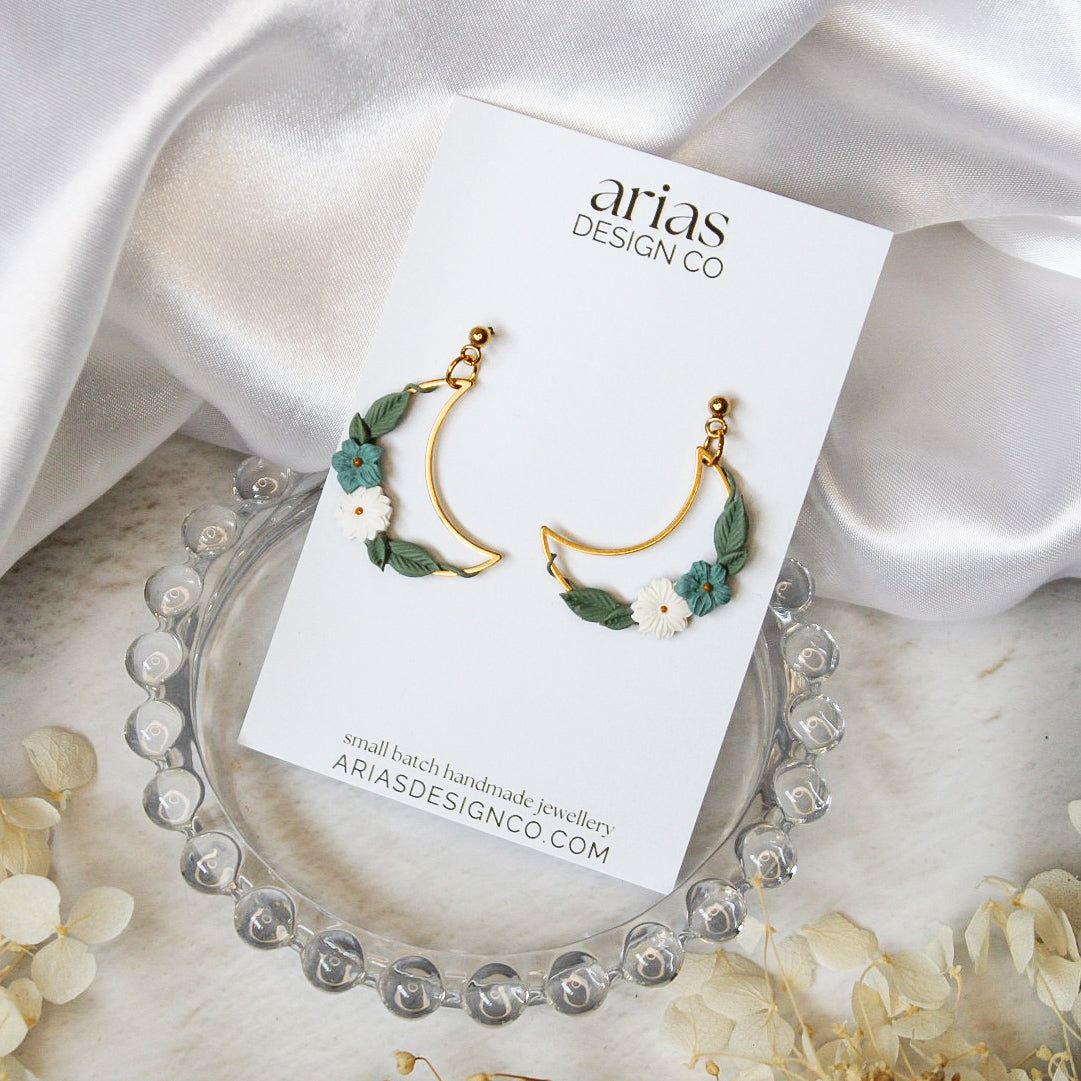 Ivy Crescent Earrings - SS25
