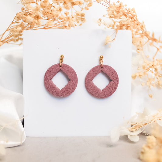 Mandala Window Earrings