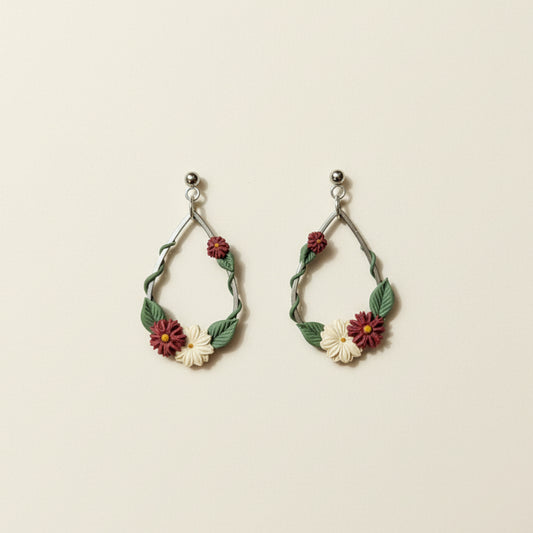 Cherry Ivy Droplet Earrings