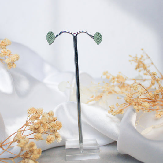 Mini Leaf Stud Earrings