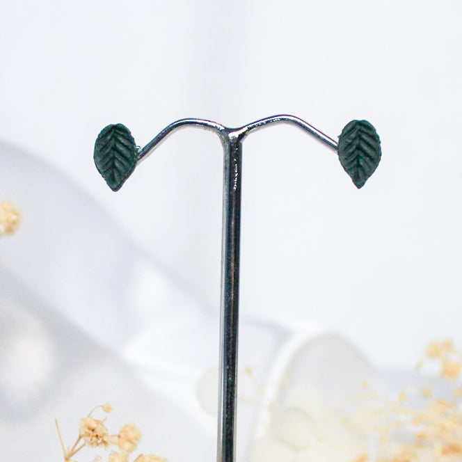 Mini Leaf Stud Earrings