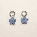 Handmade Periwinkle Flower Earrings — polymer clay earrings made in New Zealand by Arias Design Co