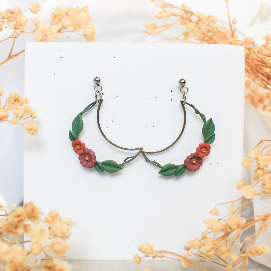 Ivy Crescent Earrings