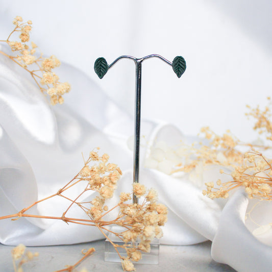 Mini Leaf Stud Earrings