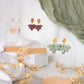 Sage Lotus Earrings