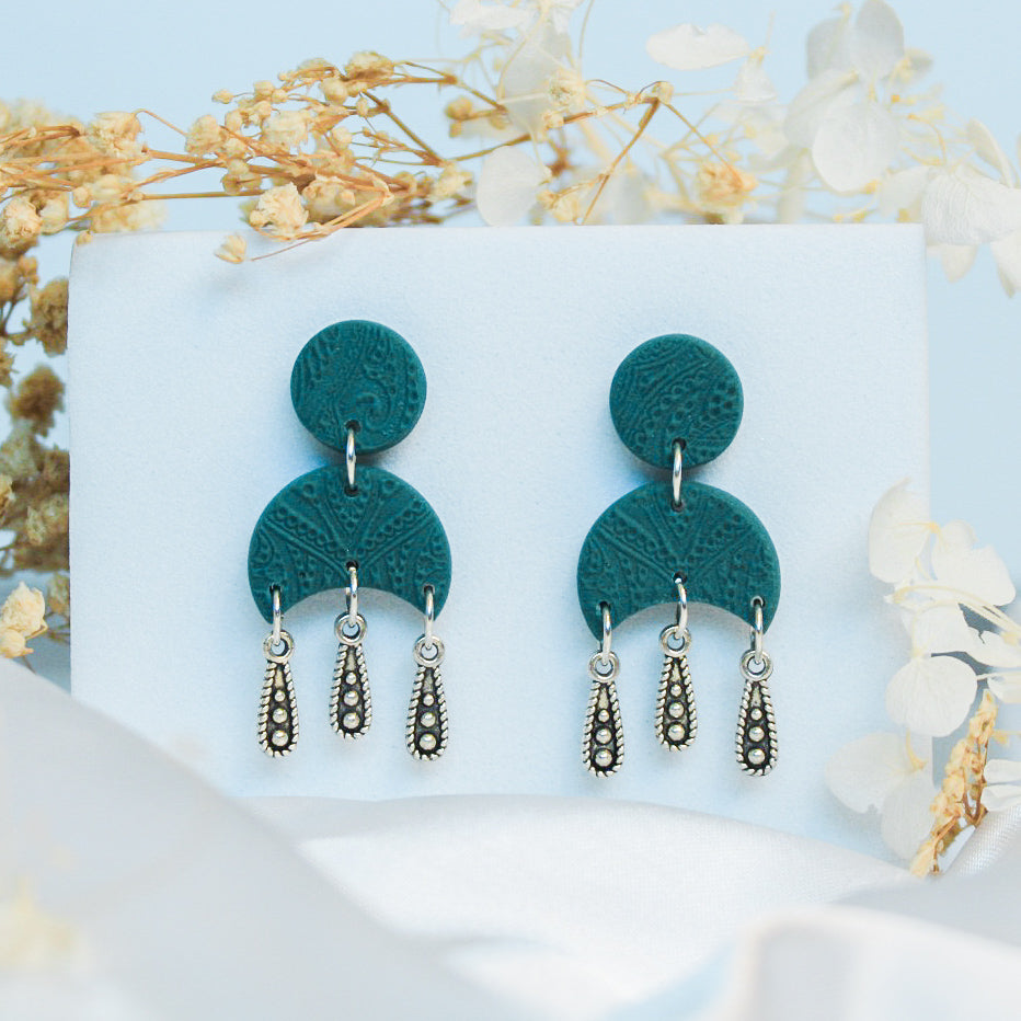 Rustic Textured Earrings
