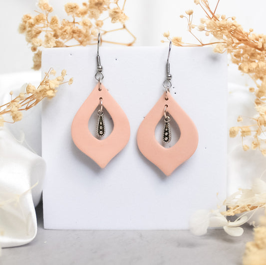 Teardrop Charm Earrings