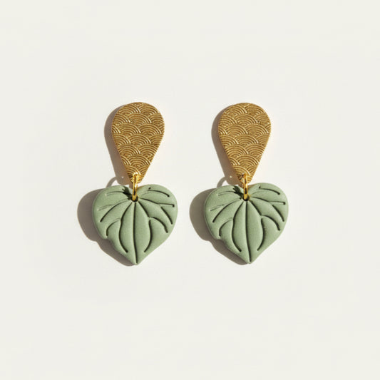 Kawakawa Teardrop Earrings