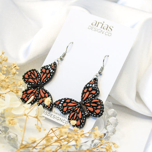 Monarch Butterfly Earrings NZ | Butterfly Jewellery NZ