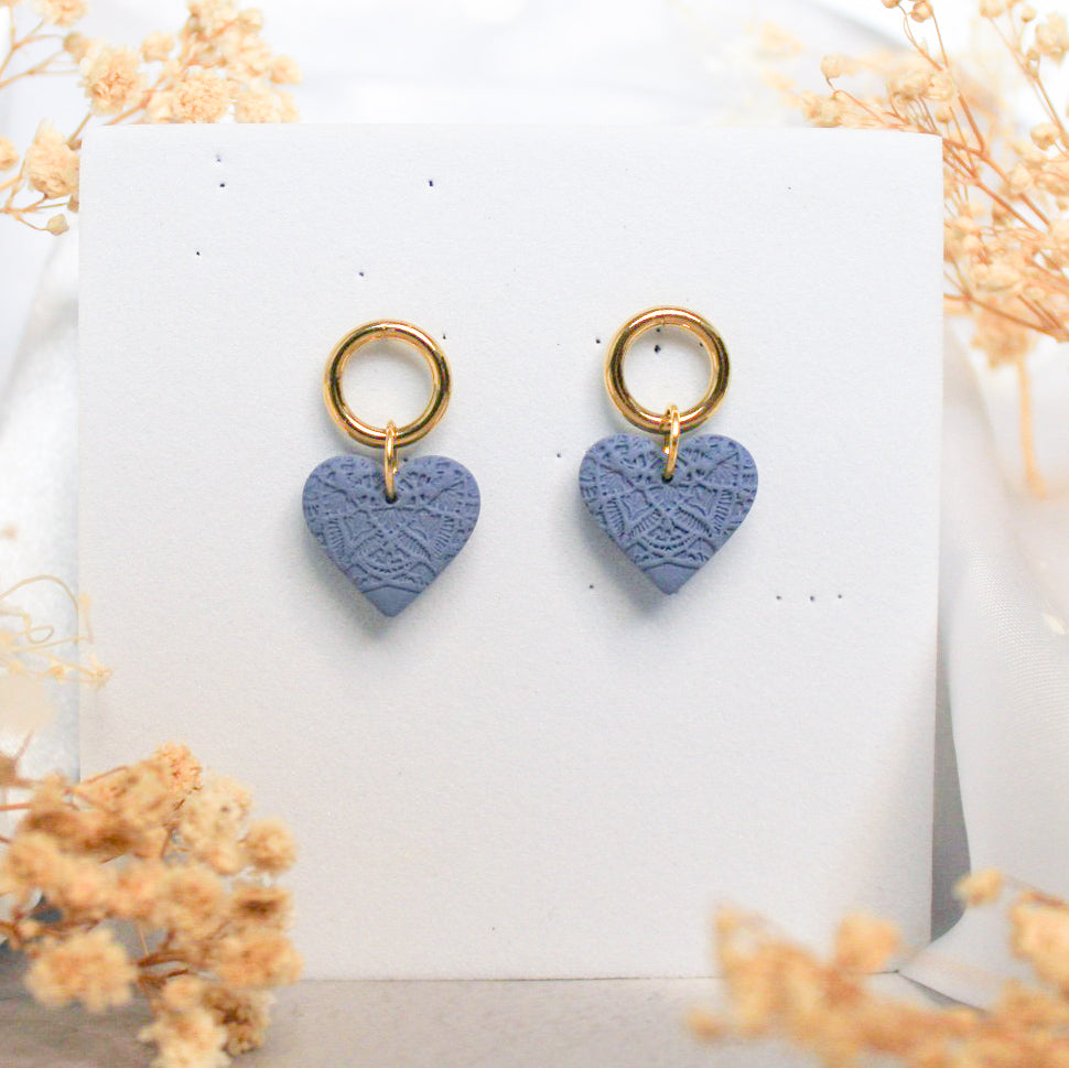 Ring & Heart Earrings